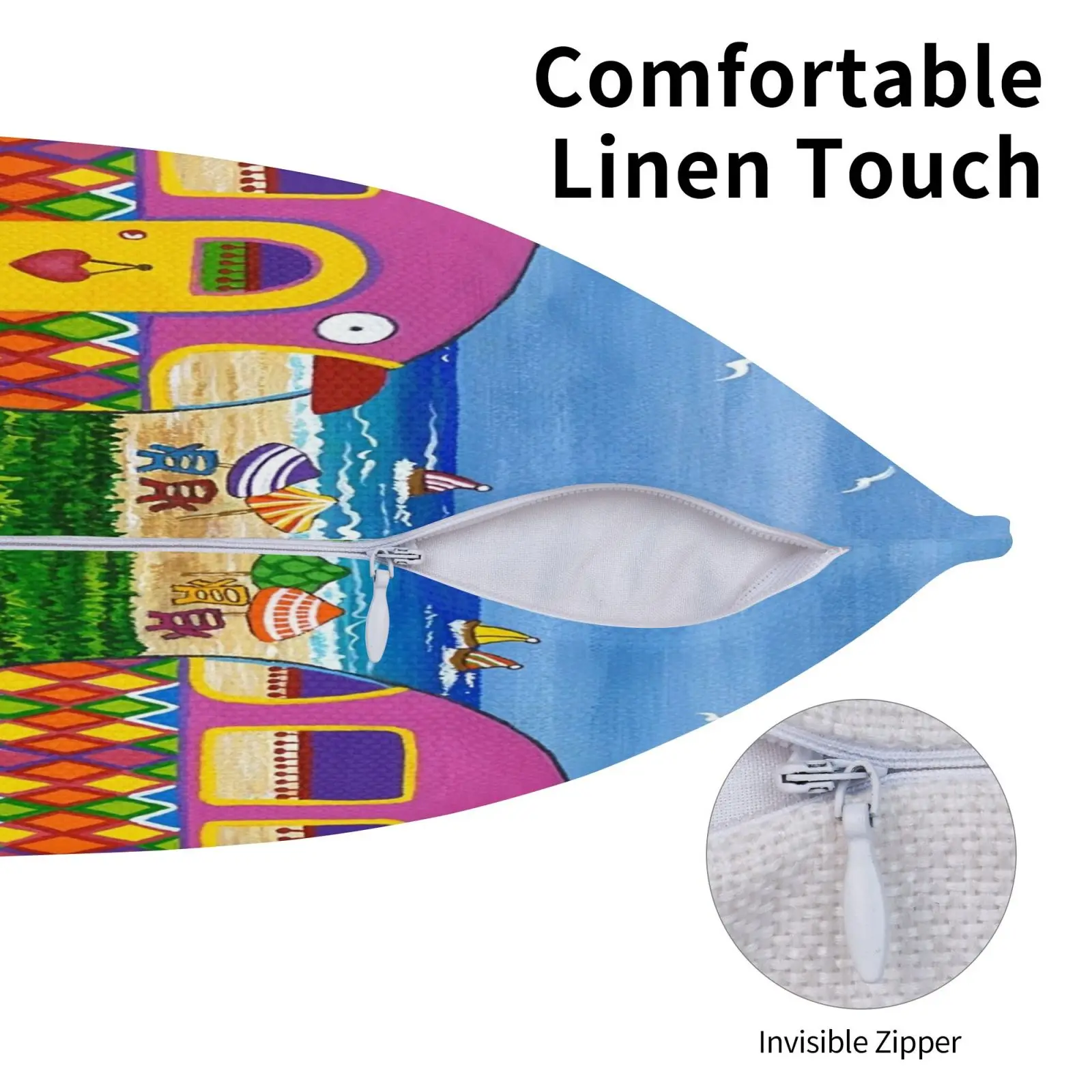 Наволочка для подушки в виде фургона праздника Мэри-Сью персонализированная