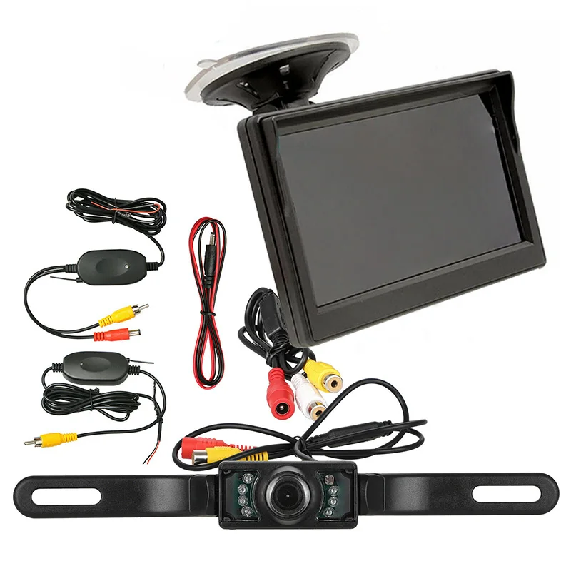 5 дюймовый монитор заднего вида автомобиля парковка для грузовиков ИК Ночное