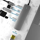 USB-концентратор 6 в 1 с HDMI-совместимым адаптером USB 3,0 TFSD-ридер PD зарядная док-станция для MacBook ProAir