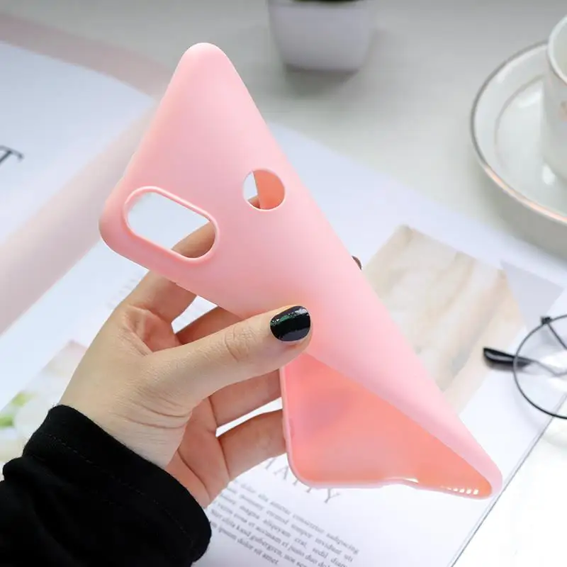 Pink TPU Силиконовый чехол из ТПУ чехол для Xiaomi Redmi Mi A3 Note 8, 7, 6, 8, 9, K20 Pro CC9e CC9 F1 A1 A2 5X 6X S2 8A 5 6A 7A рlus Lite чехол Крышка - Цвет: Pink TPU
