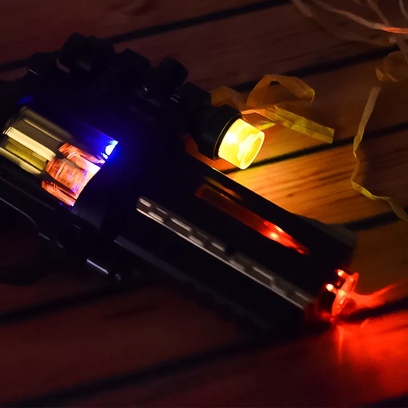 Электрическое игрушечное ружье Револьвер с вибрацией и подсветкой Музыка