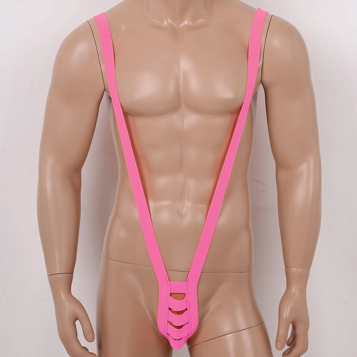 Мужской комбидресс с глубоким V-образным вырезом на бретелях | Тематическая