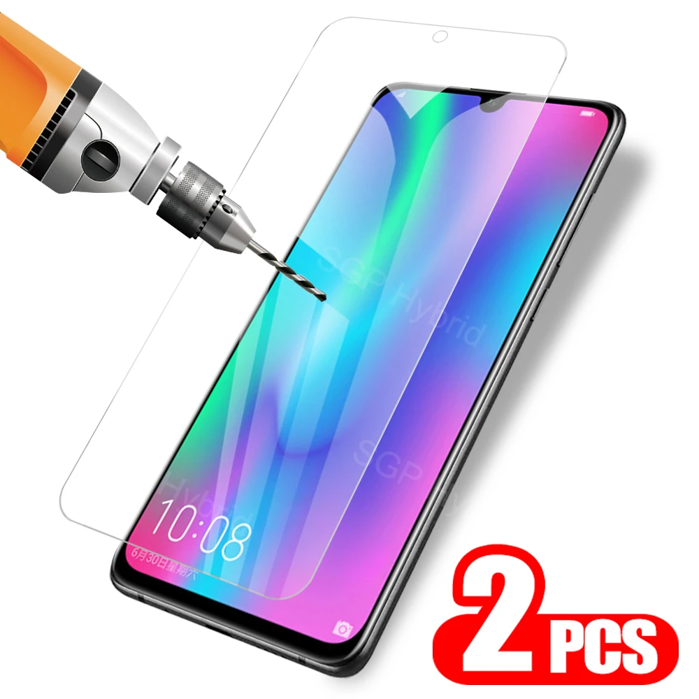2 шт. закаленные очки HD для Huawei Honor 10 Lite защитное стекло защитная пленка на Honer