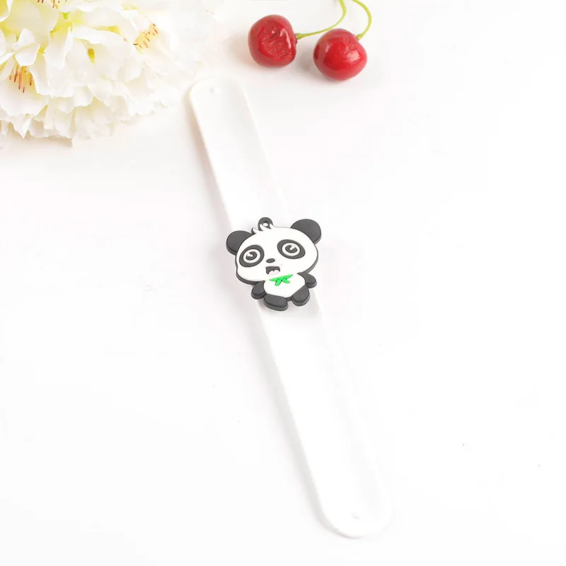 

[Daidapang Collection] Panda Silicone Snap Band Cute Wristband for Children Panda Toy Gift Kawaii Snap Bracelet Cute Toys