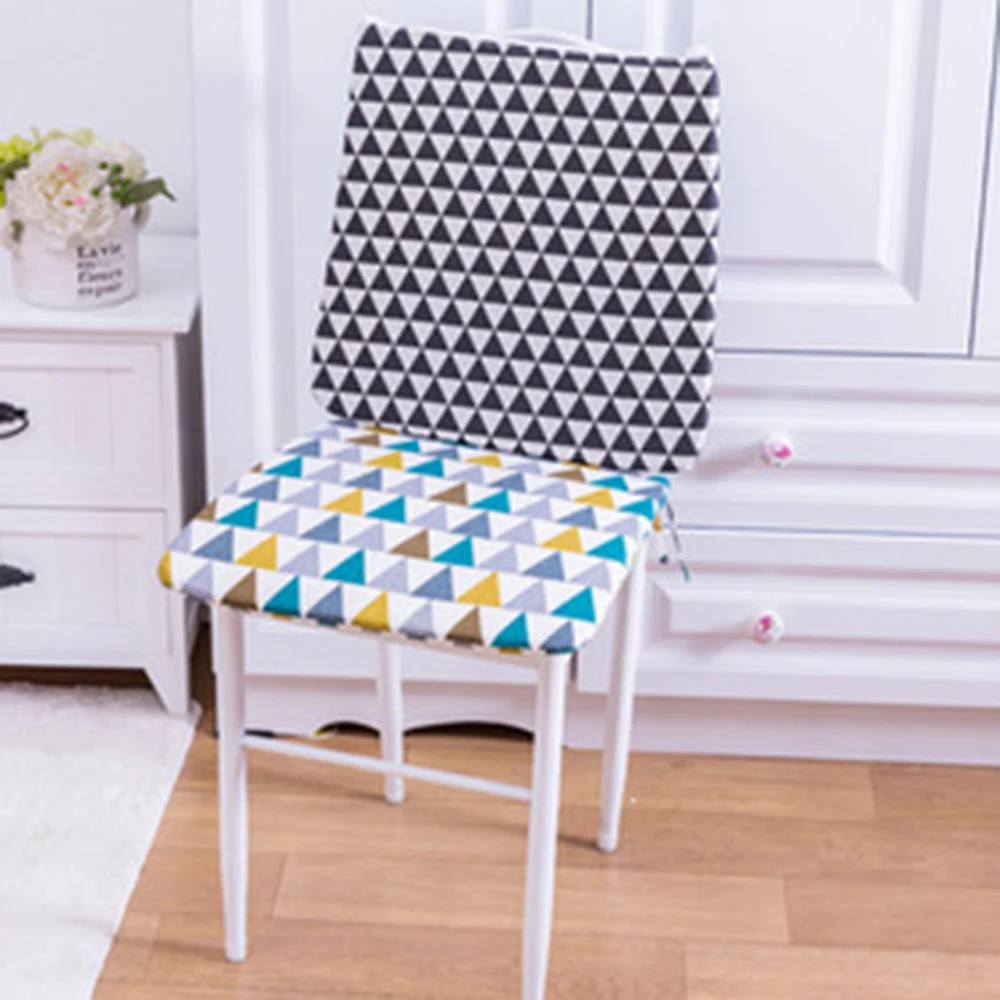 2019 New Useful 39X40cm Removable Chair Cushion Seat Pads with Tie On Home Garden Patio Cover Office Household | Дом и сад