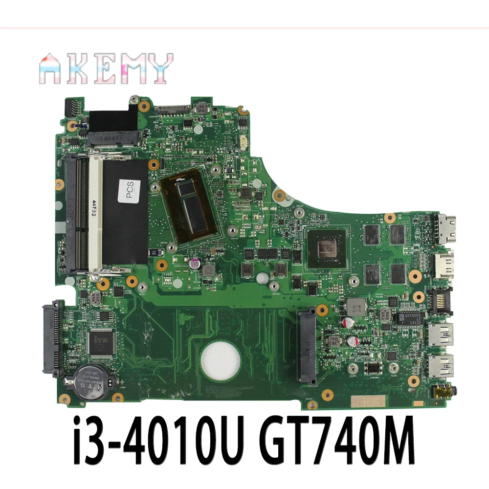 X750LB материнская плата для ноутбука For Asus X750LN X750L K750L A750L Mainboard (i3 4010U GT740M/2 GB) 100% ТЕСТ