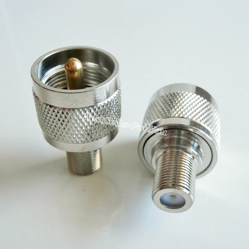 1 шт. переходник F-UHF F Jack Female на UHF PL-259 PL259 штекер RF разъем медь | Строительство и