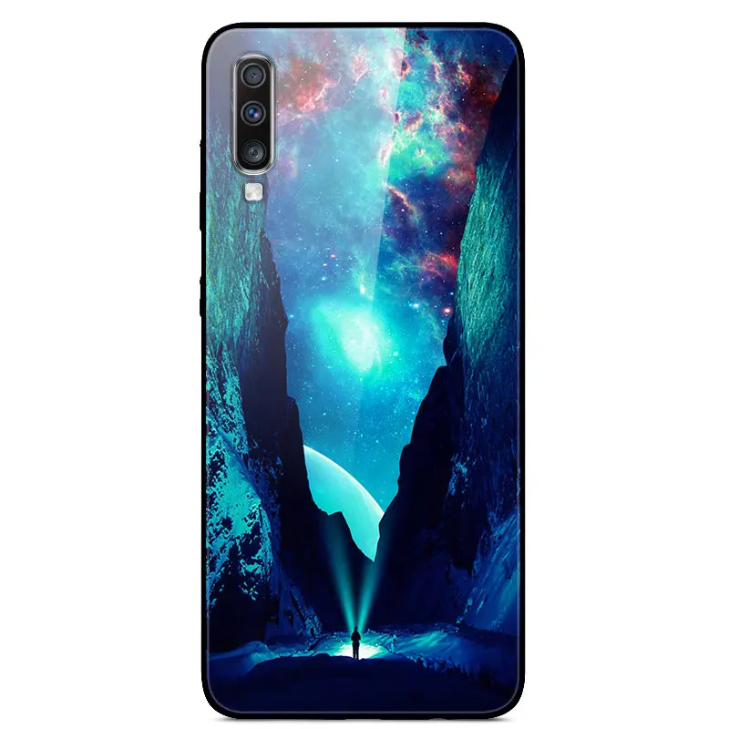 25 Чехол из закаленного стекла для samsung S9, Жесткий Чехол для задней панели, чехол для samsung Galaxy S9 Plus, чехол, TPU бампер S10e S10 Plus Caso - Цвет: 25