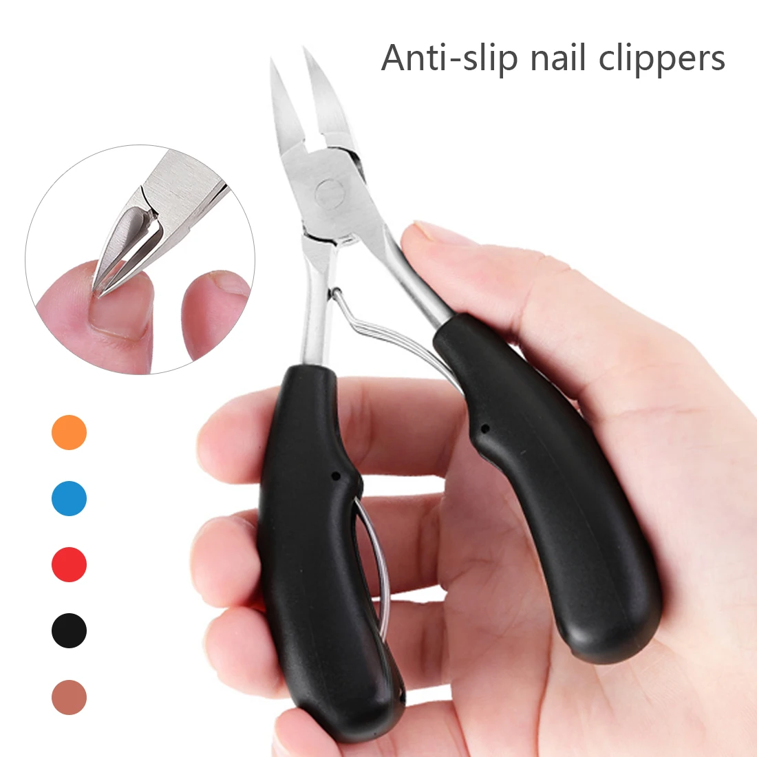 

New Nail Cuticle Clipper Nippers Ingrown Toenail Nipper Cutter Stainless steel Nail Correction Nipper Pedicure Dead Skin Clipper