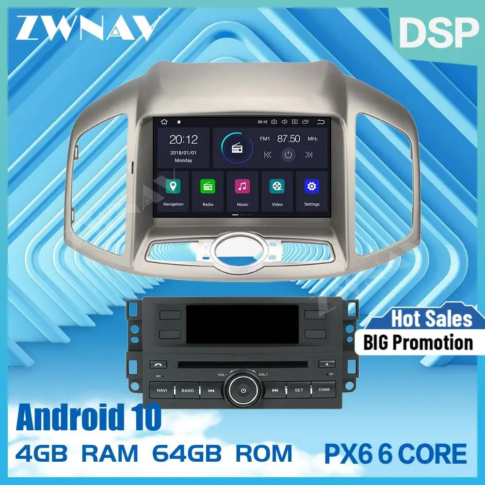 

Автомагнитола PX6, 4 + 64 дюйма, Android 10,0, GPS-навигация