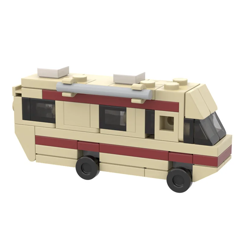 

MOC Mini New American Drama Breaking Bad классический Уолтер Уайт Пинкман кулинарная лаборатория RV Town идеи строительные блоки высокотехнологичные игрушки