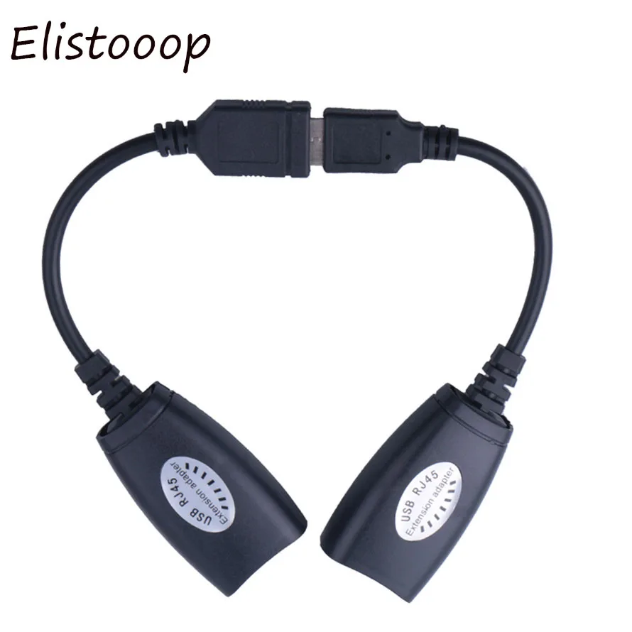 USB 2 0 штекер-гнездо Cat6 Cat5 Cat5e 6 Rj45 LAN Ethernet сетевой ретранслятор-удлинитель