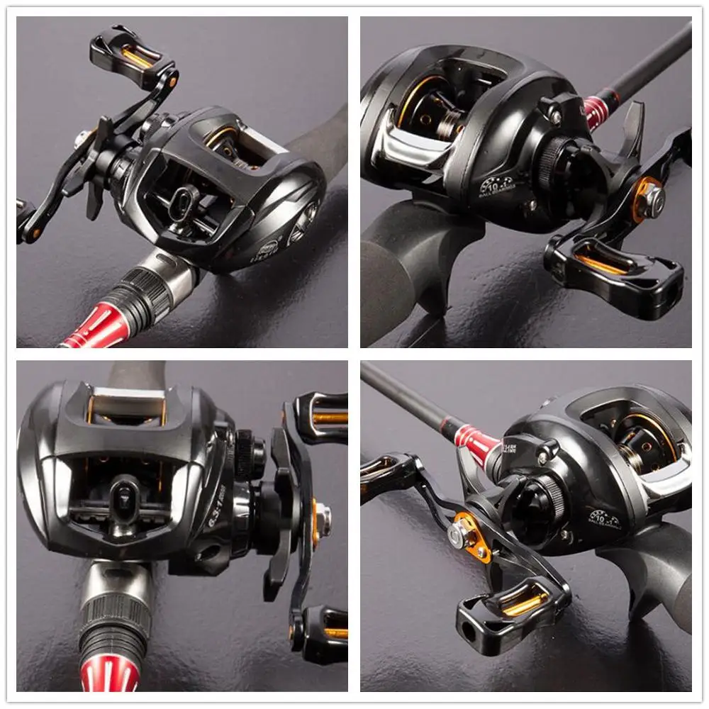 

12+1BB Baitcasting Reel 6.3:1 Fish Reel Fishline Wheel Magnetic Brake Anti-explosion Fishing Wheel