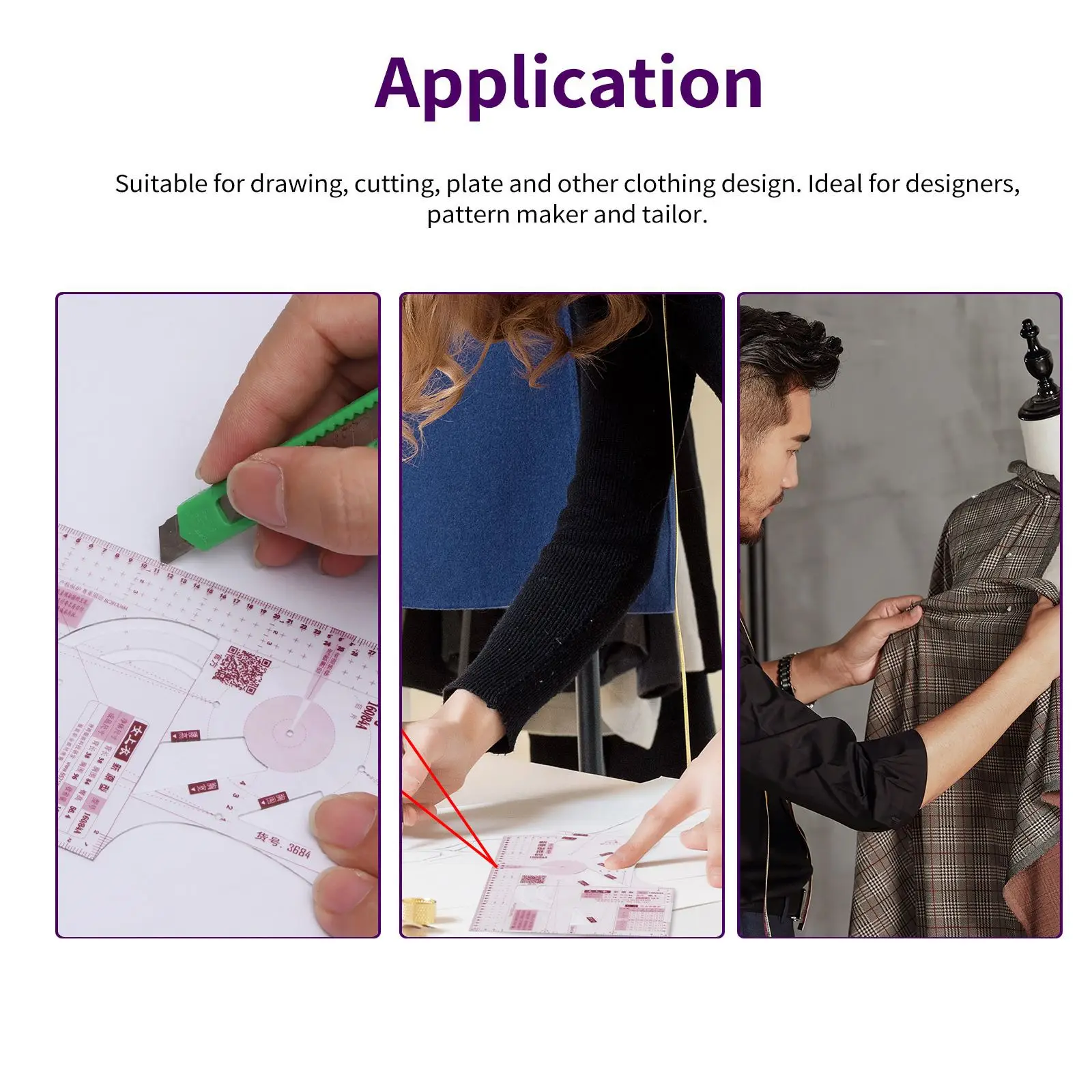 1:3 искусственная ткань дизайн школьников Teching одежда рисование одежды образец