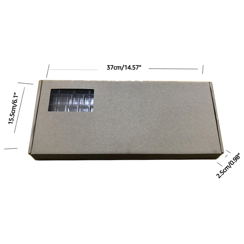 2-х слойный ящик для хранения ключей пылезащитный моющийся прозрачный отсек