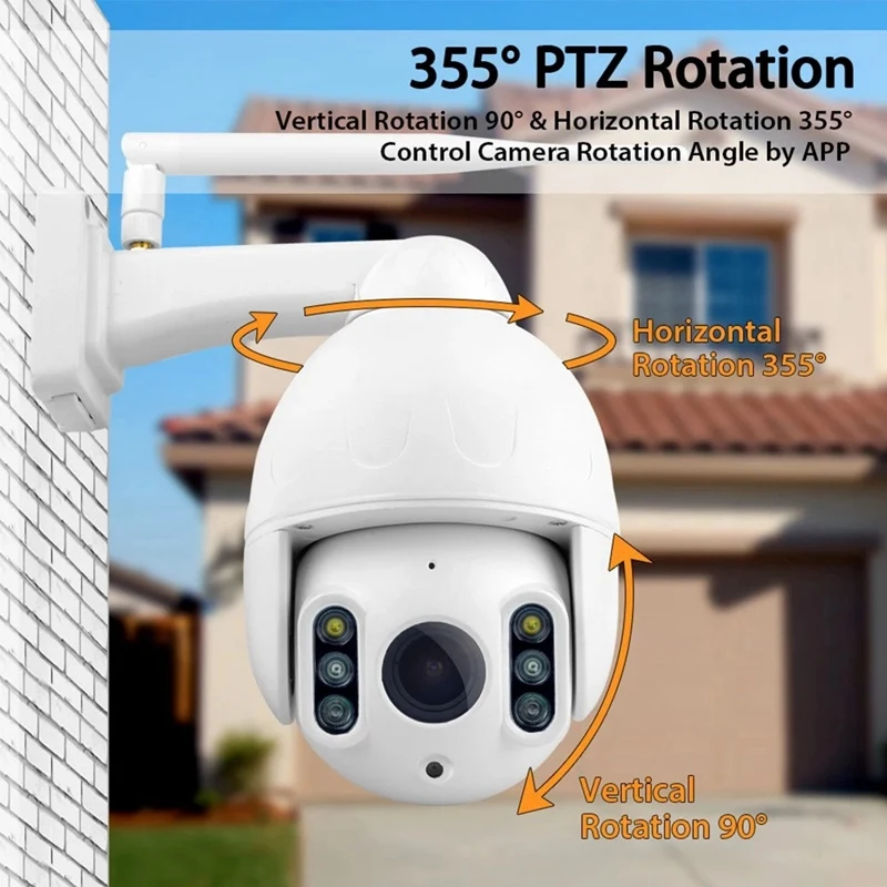 MOOL K64A 16X Zoom WiFi 1080P PTZ IP камера для лица автоматическое отслеживание IP66