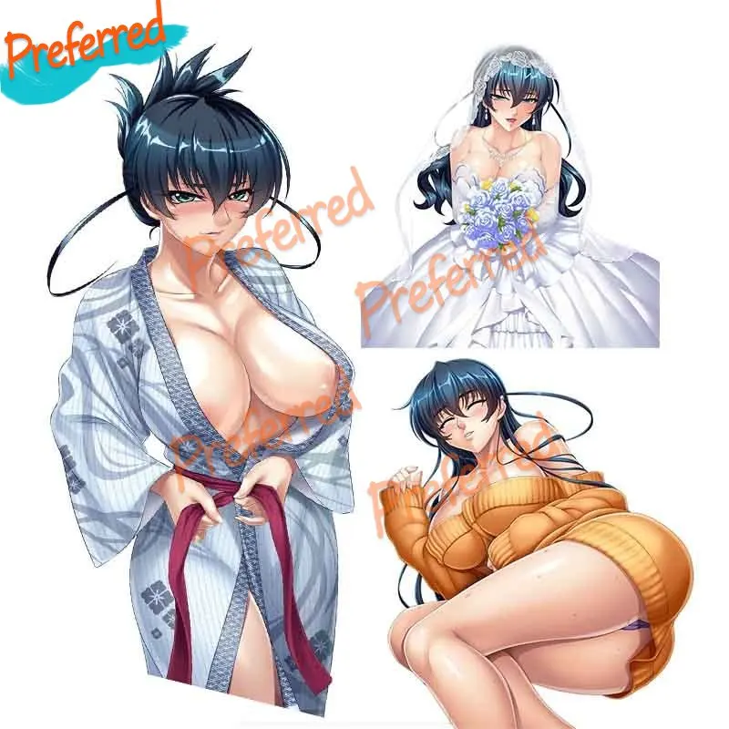 

Высококачественная наклейка Igawa Asagi Taimanin, наклейка для мотокросса, гоночного искусства, Настенная Виниловая наклейка для автомобиля, высечк...