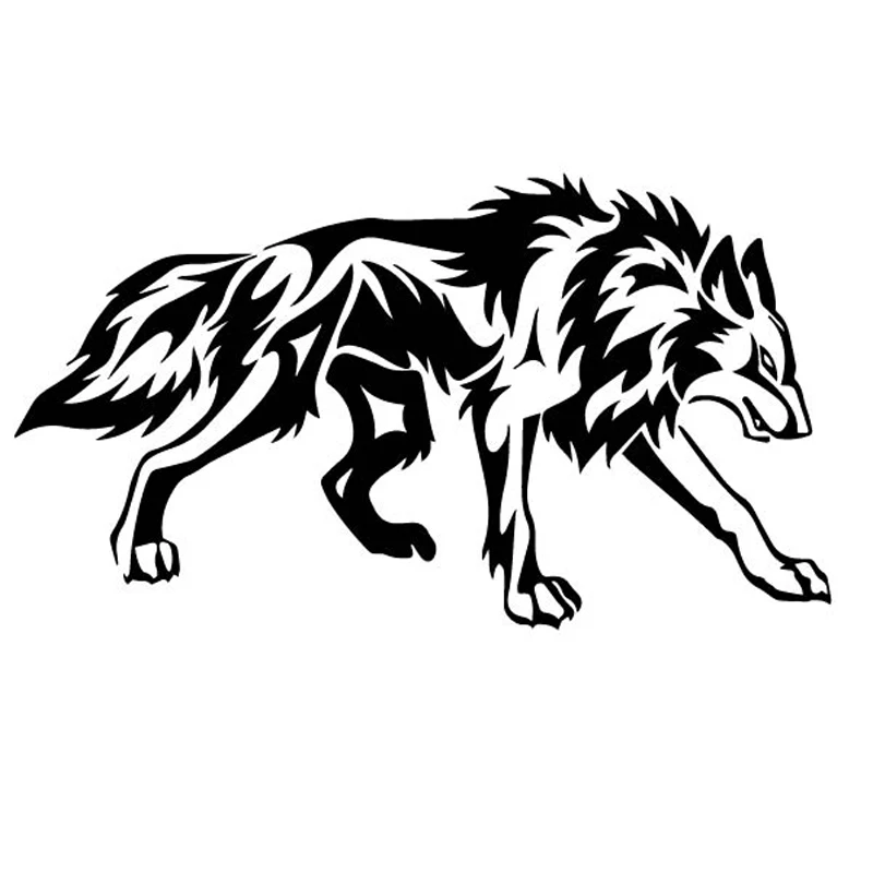 

pvcPersonalized Fashion Wolf Car Sticker Body Decoration Motorcycle Accessories Auto Decal High Quality Dazzle Cool Waterproof