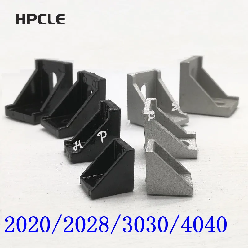 10 шт. 20 угловые алюминиевые фитинги 2020 20x20x17 мм|Угловые кронштейны| |
