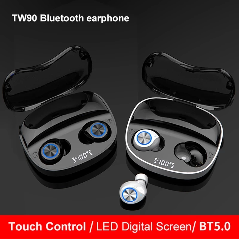 

TWS Wireless Earphones Bluetooth Headphone LED Digital Display Sport Earbuds For Huawei Iphone Xiaomi Oppo Business Headset