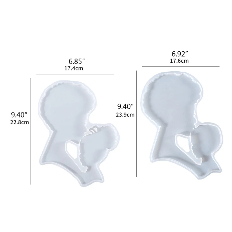 

D0LC Coaster Epoxy Resin Mold Cup Mat Placemat Casting Silicone Mould DIY Crafts Home Decorations Making Tools