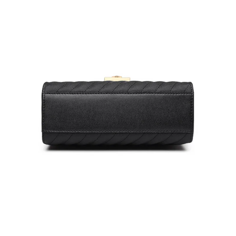 

New Designer Handbags Textured small bag women's new texture autumn and winter popular one-shoulder simple messenger chain bag