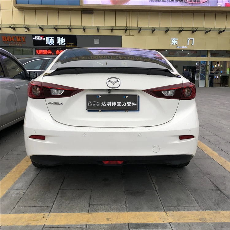 Спойлер для MAZDA 3 Axela 2014 2017 MAZDA3 спойлер высокого качества ABS Материал заднее крыло