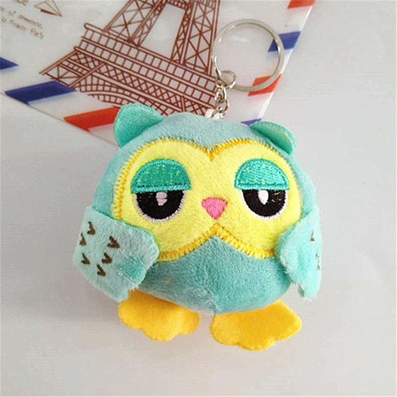 10 см мультяшная милая сова плюшевая подвеска искусственная игрушка украшения