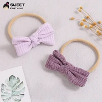 mini bowknot turban kids headband headwear decoration baby girl newborn hair band for kids hair accessories headwrap for baby