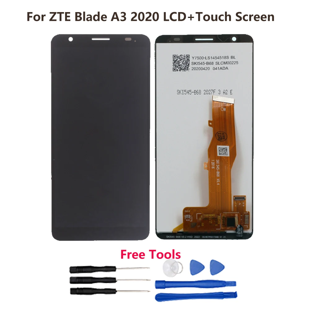 5 дюймов Протестировано для ЖК дисплея ZTE Blade A3 2020 дисплей Дисплей инструмент