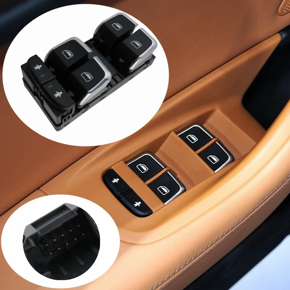 Кнопка управления на окно для Audi A6 C7 Allroad Avant A7 Q3 2011 2012 2013 2014 - ON 4G0959851 4G0 959 851 5PR |