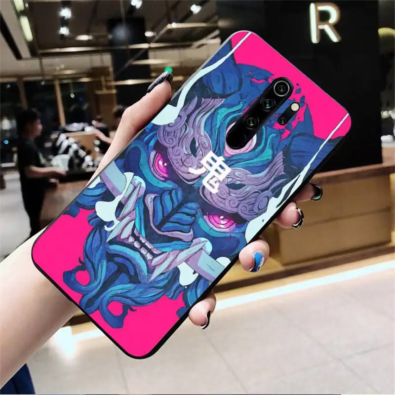 HPCHCJHM японский самурай маска чехол для телефона Redmi Note 8 8A 8T 7 6 6A 5 5A 4 4X 4A Go Pro |