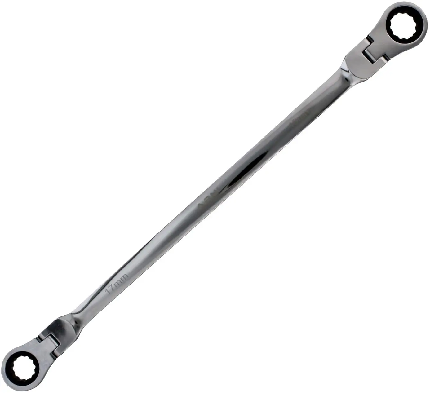

Metric Extra Long Flex Head 12 Point Double Box End Ratcheting Wrenches
