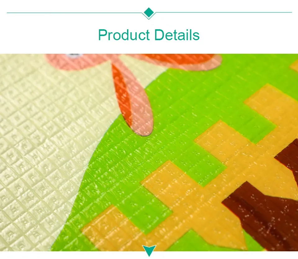 IMBABY Baby Play Mat Thick Crawling Mat Infants Puzzles Mat Cute Cartoon for Children Game Pad For Infants Educational Soft Mat