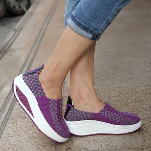 

Женские кроссовки со шнуровкой, новинка весны-лета 2020, дышащая Спортивная обувь на платформе с ручным переплетением, спортивная обувь