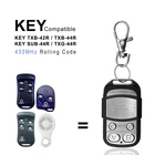 KEY TXB SUB 44R KEY 900TXB-42R Пульт дистанционного управления для ворот Пульт дистанционного управления Ключ для гаражных ворот Пульт дистанционного управления 433,92 МГц