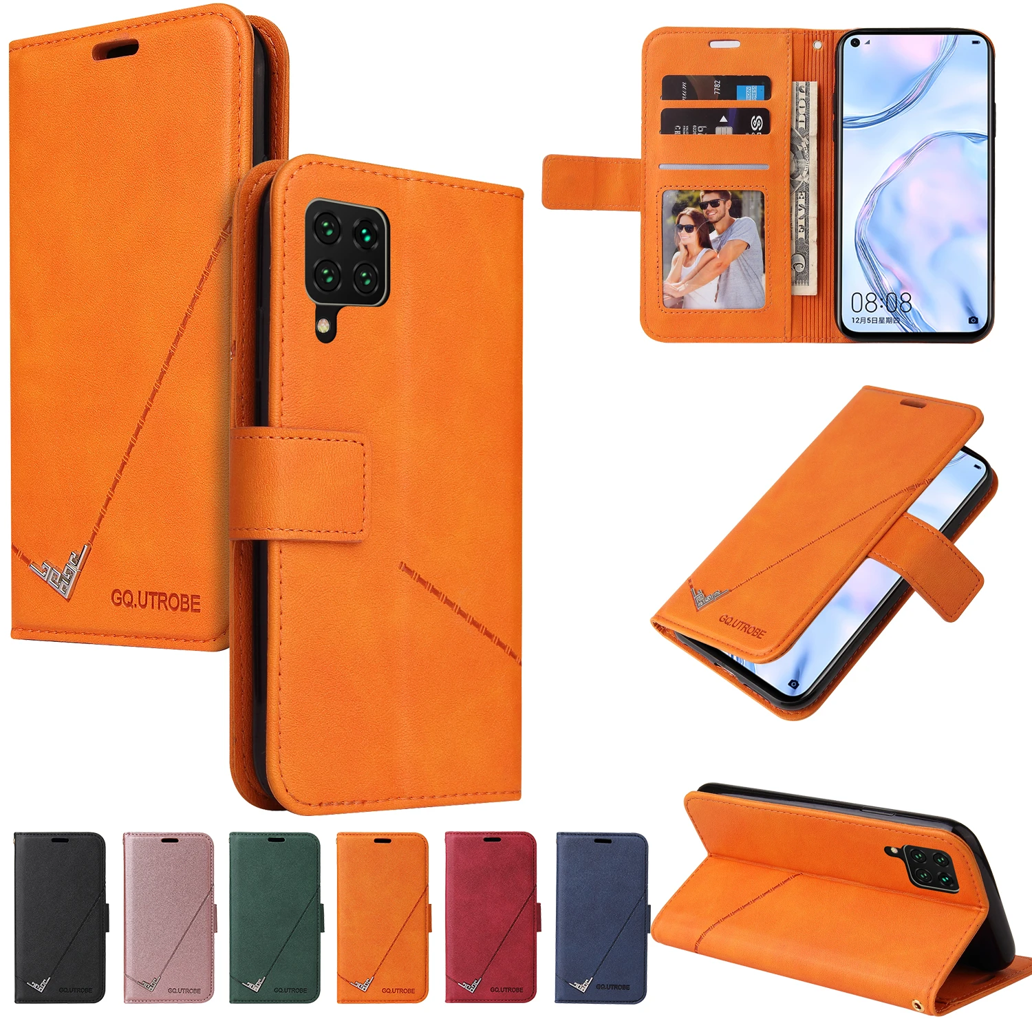 

Flip Leather Case For Samsung Galaxy S21 S20 FE S10 S8 S9 Plus A12 A32 A42 A52 A72 Note 20 Ultra Wallet Card Slot Stand Cover