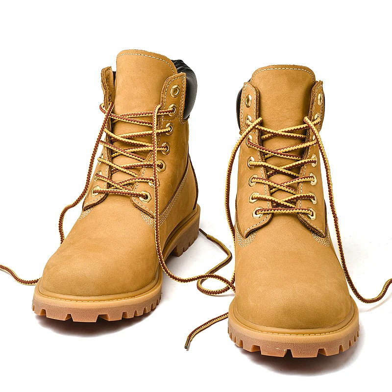 Качественные Классические мужские ботинки для пустыни из нубука и натуральной