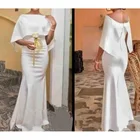 Вечерние платья с накидкой 2020, белое вечернее платье, Элегантное Длинное Вечернее Платье, вечерние платья в африканском стиле