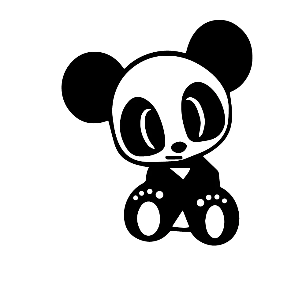 Наклейки на машину с изображением панды забавные наклейки заднее окно виниловые