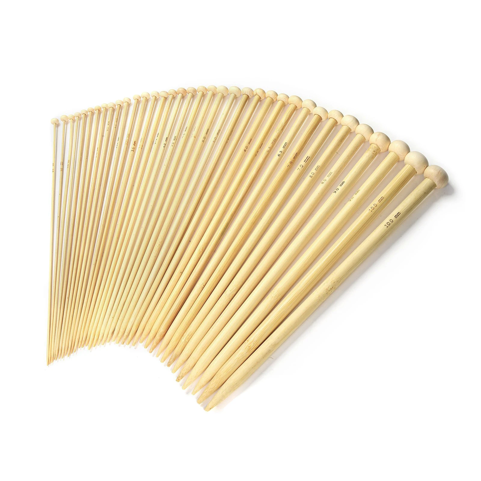 

Bamboo Knitting Needles Set Single Pointed Knitting Needles For Handmade Creative DIY Knitting New Hot Selling