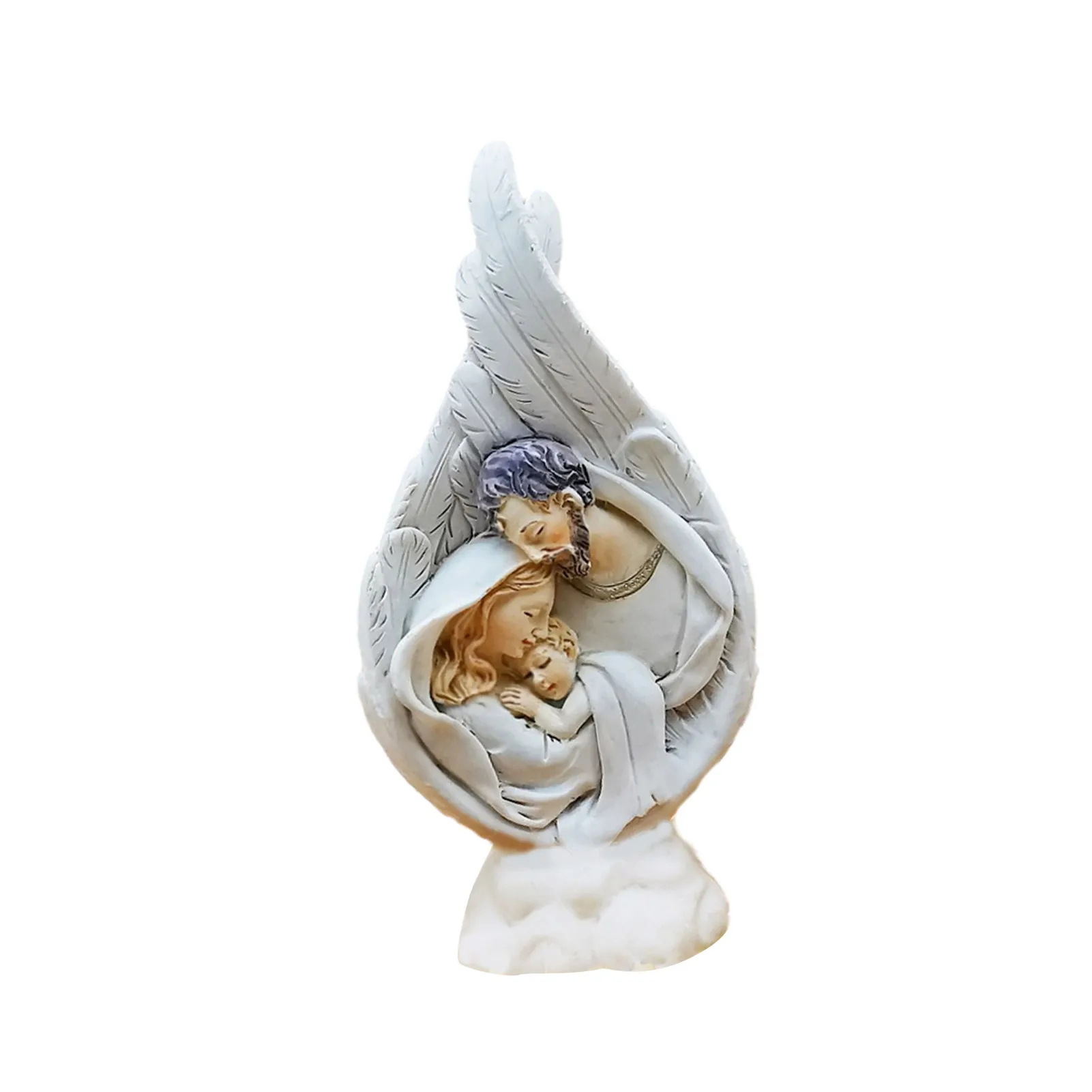 

Jesus Resin Ornament Virgin Mary And Child Nativity Set Perfect Gift Decorative Display For Religious Worship Celebrations