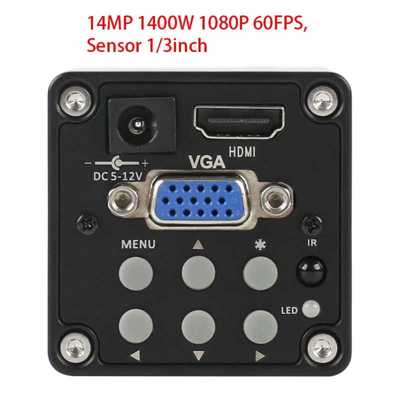 Модернизированная версия цифровой микроскоп 14 МП 1080P HDMI камера 1/3 дюйма CMOS VGA