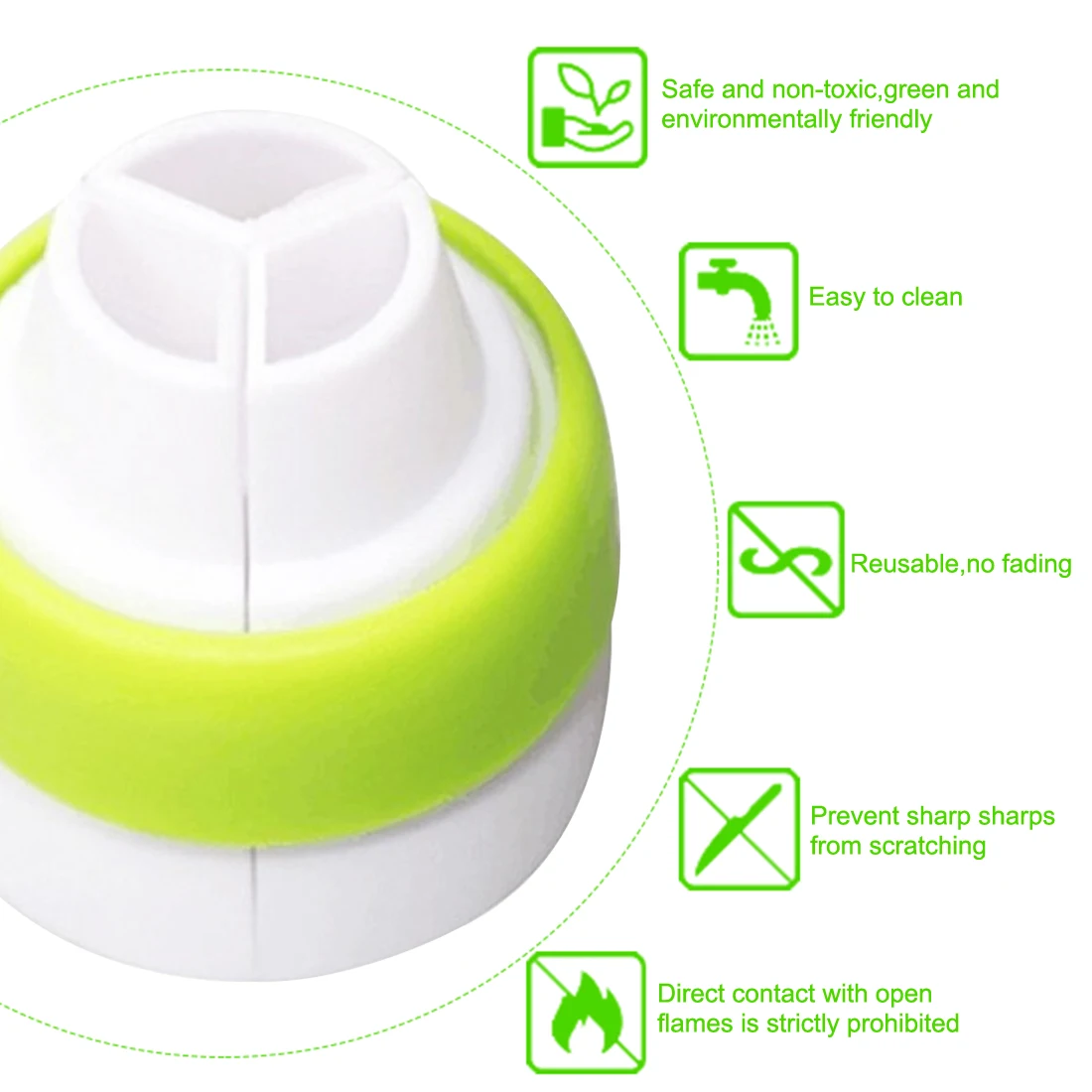 

2021 cakes tool Hot Sale 3 hole icing pipe bag Russia nozzle converter coupler cake decoration tool