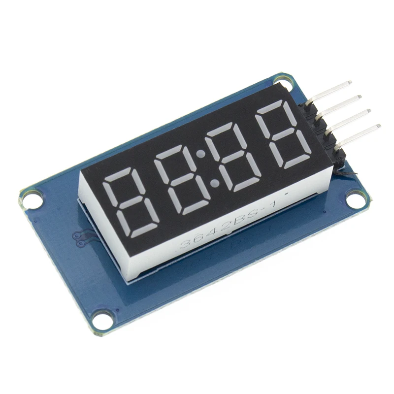 TM1637 4 бита цифровой светодиодный модуль дисплея для arduino 7 сегментов 0,36 дюймов часы красный анод трубки четыре последовательных драйвер платы Пакет