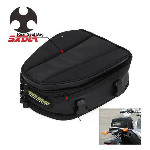 

Motorcycle Tail Bags Back Seat Bags Travel Bag Scooter Sport Luggage Rear Seat Rider Oil bags Luggage back For BMW Honda Yamaha