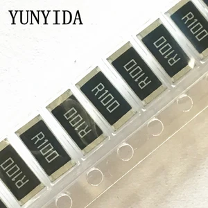 50 шт., резистор 2512 SMD, 1 Вт, 1%, 0,1 Ом, R100, R010, R020, R050, R100, R200, R220, R330, R470, R500, 1R00