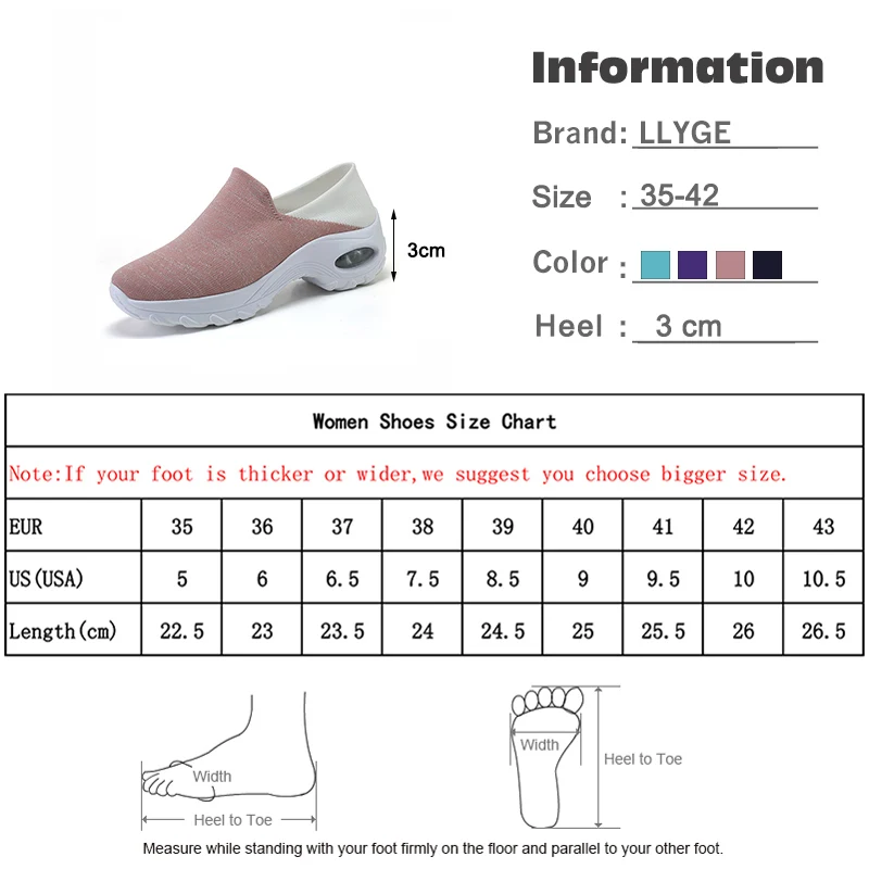 

Women's Vulcanized Shoes Slip On Platform Woman Casual Stretch Fabric Sneakers Ladies Flats Walking Shoes 2020 Female Comfort