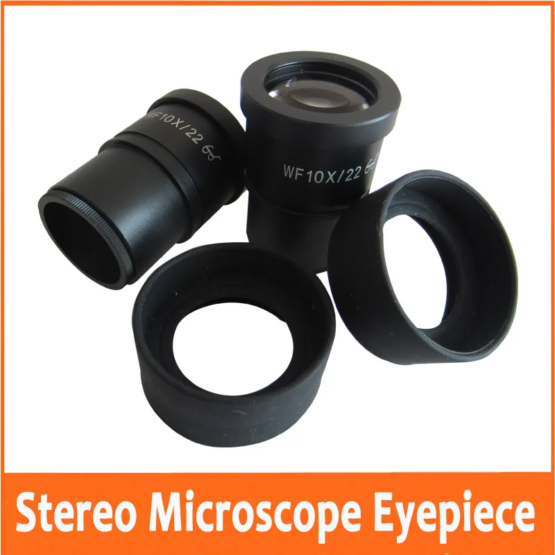 

WF10X 22mm High Eyepoint Eyepiece for Zoom Stereo Microscope with Mounting Size 30mm and Eyeshade Plastic Rubber Eye Guards