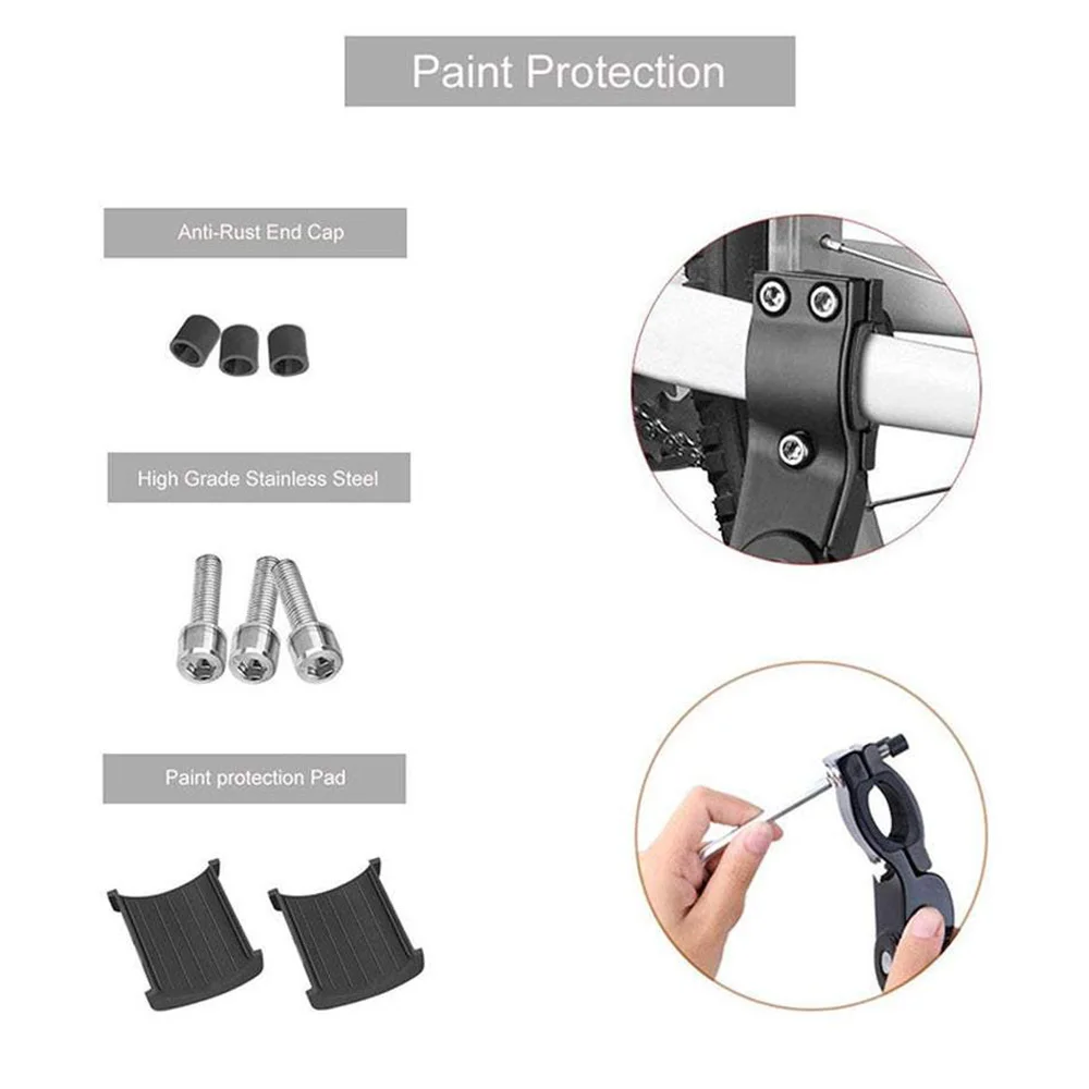 

Bike Side Stand Adjustable Aluminium Alloy Bicycle Single-Side Stand for 24 Inch /26 Inch Mountain Bike/ Road Bike